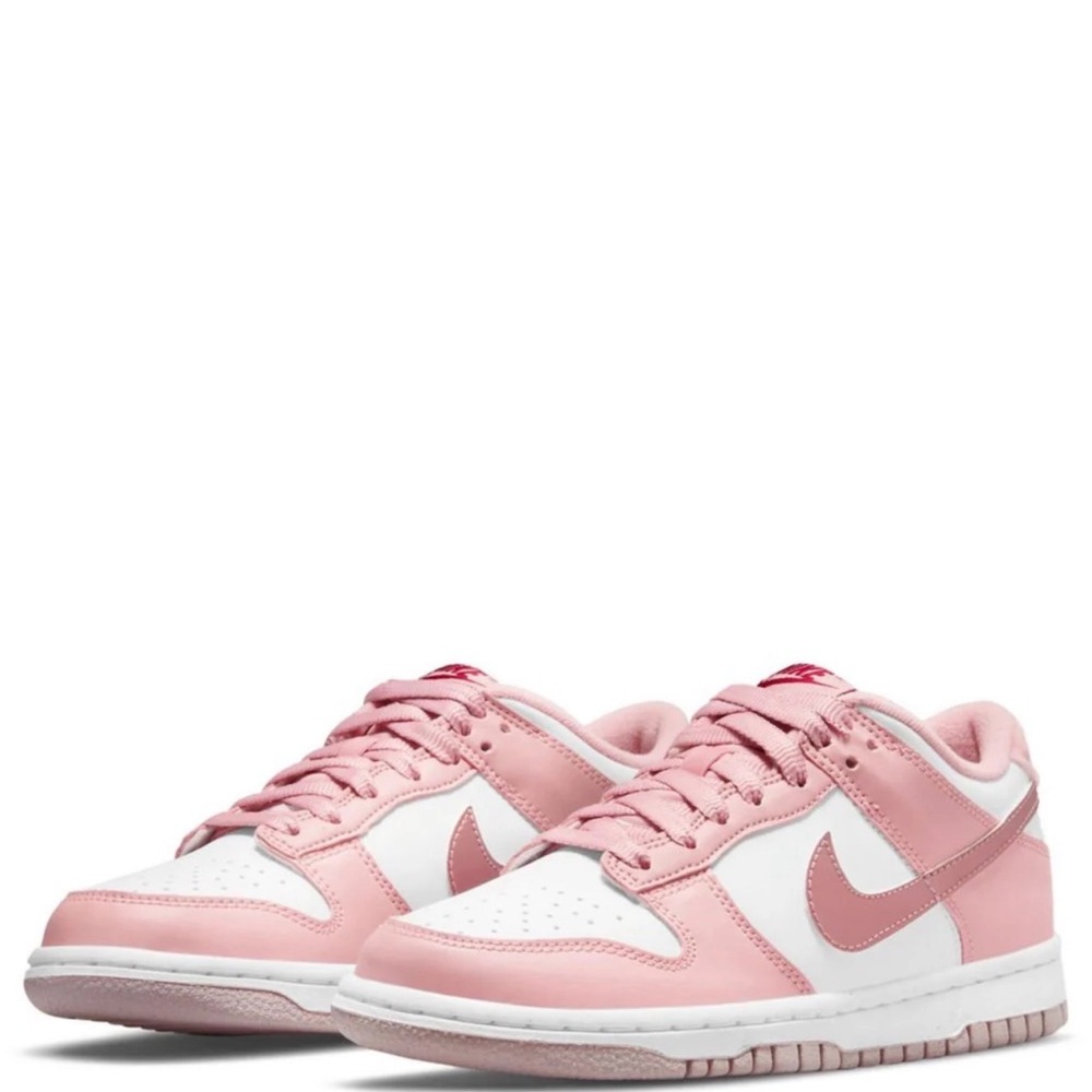 Nike Women's Blush Pink and White Sneakers
